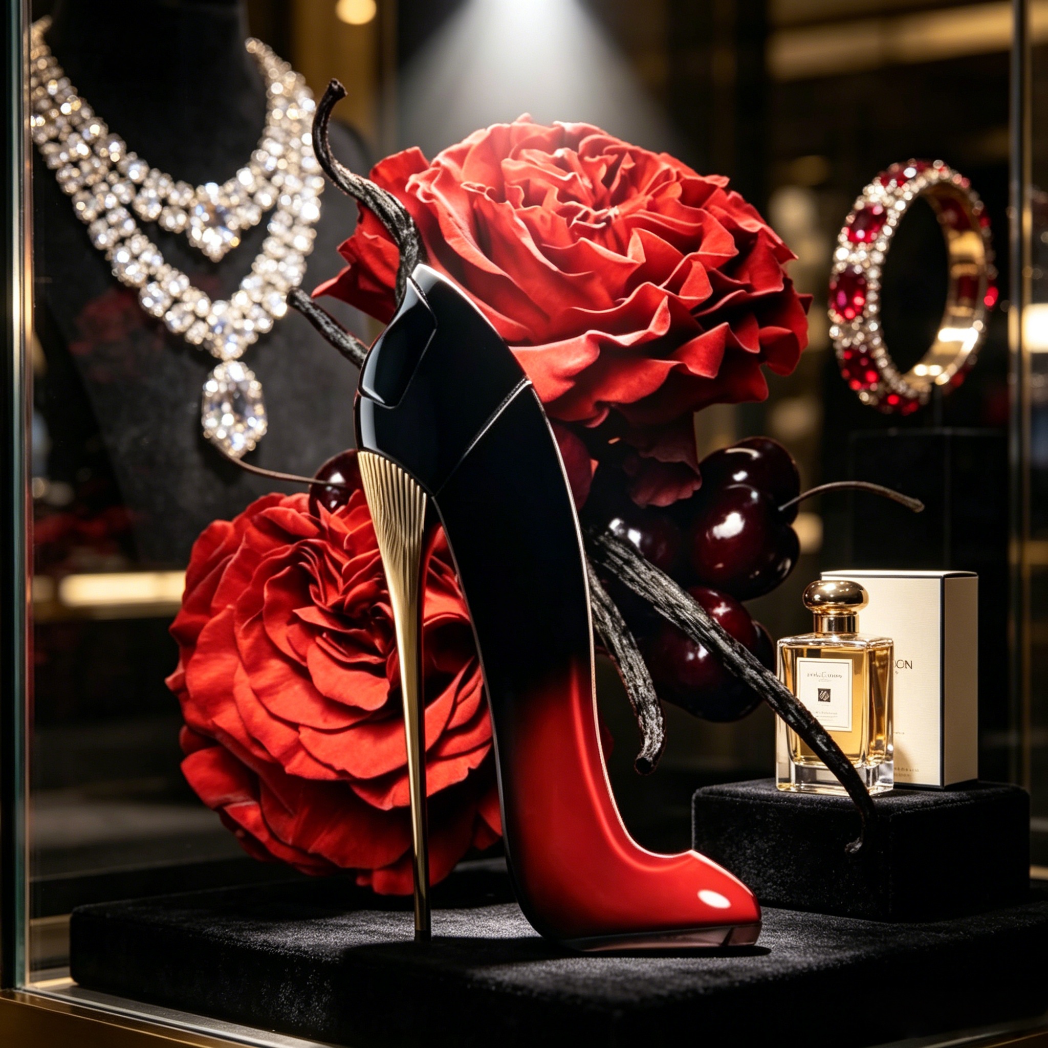 Gradient Red Black High Heel W - Women Shoes Heels 리뷰 및 가격
