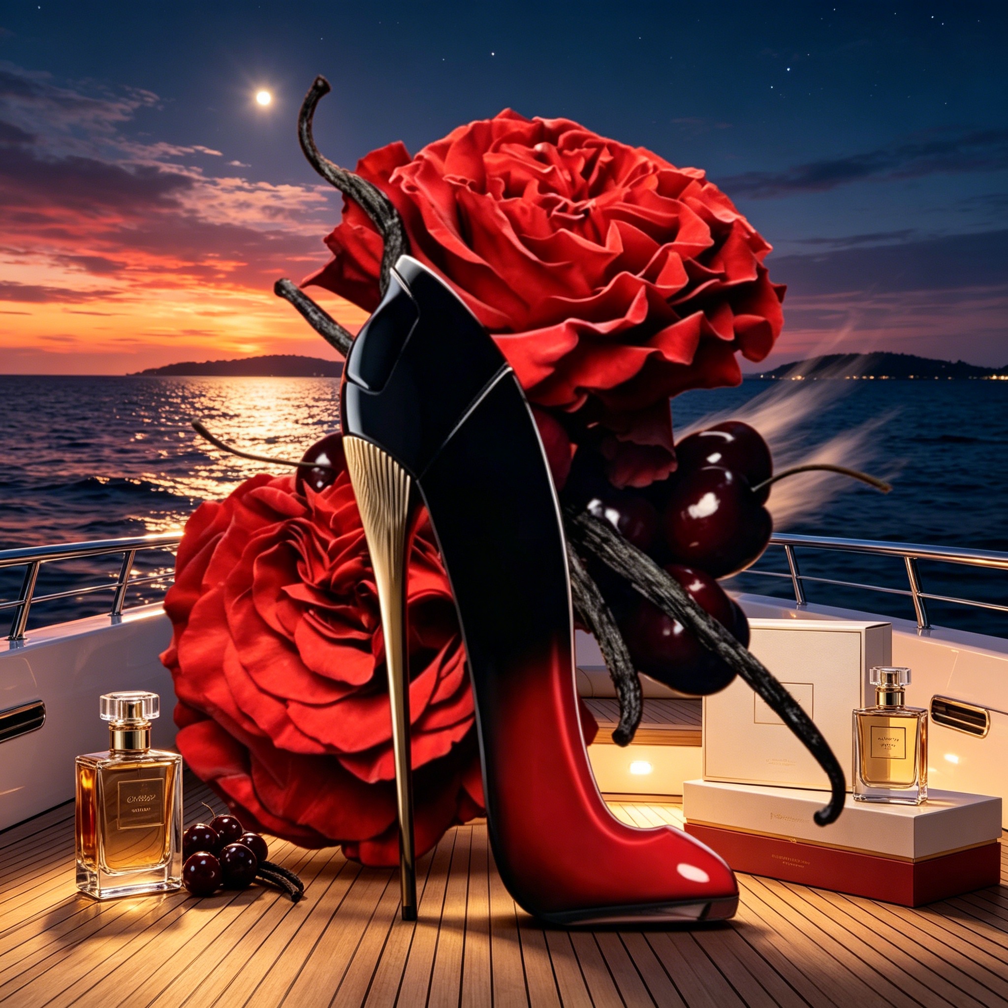 Gradient Red Black High Heel W - Women Shoes Heels 리뷰 및 가격