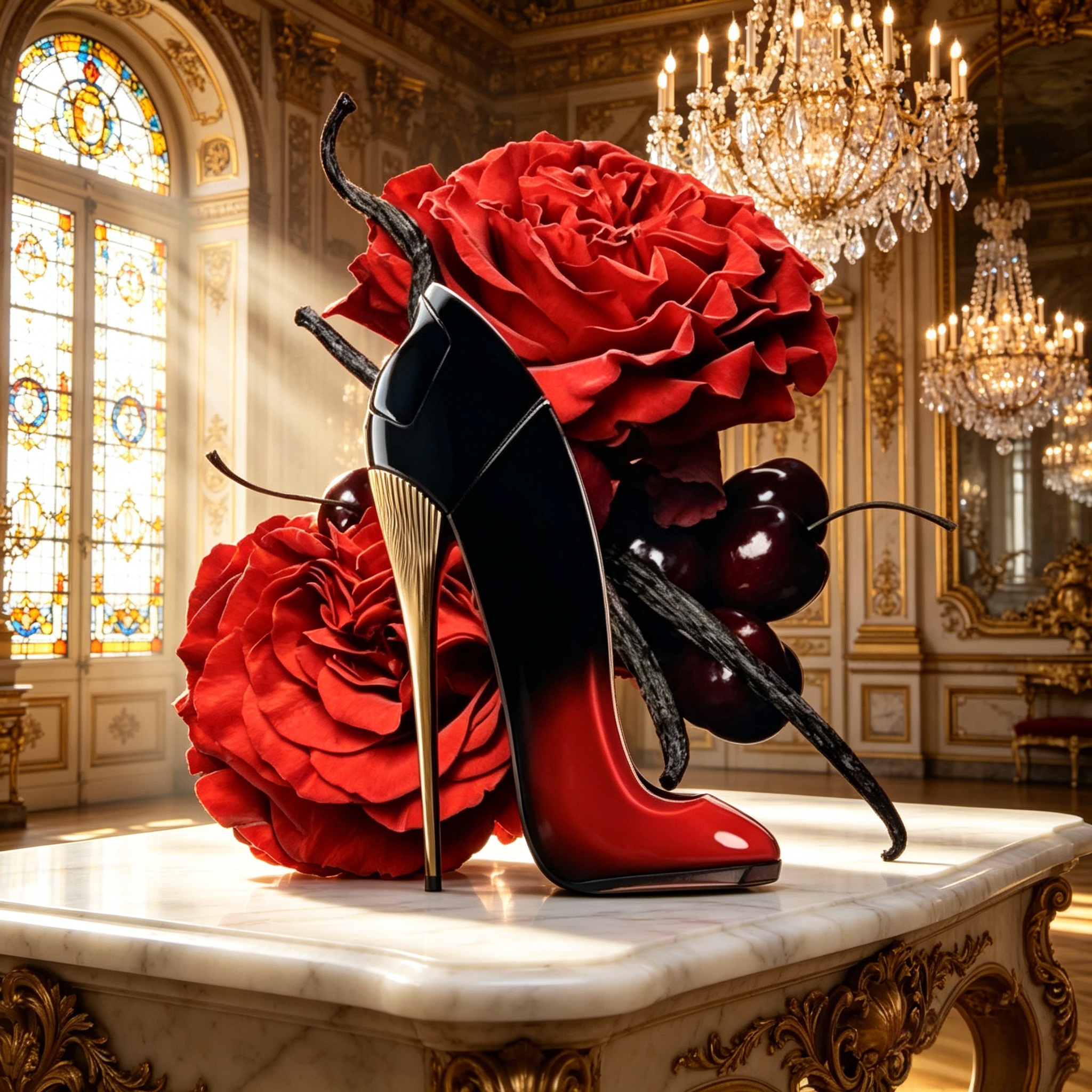 Gradient Red Black High Heel W - Women Shoes Heels 리뷰 및 가격