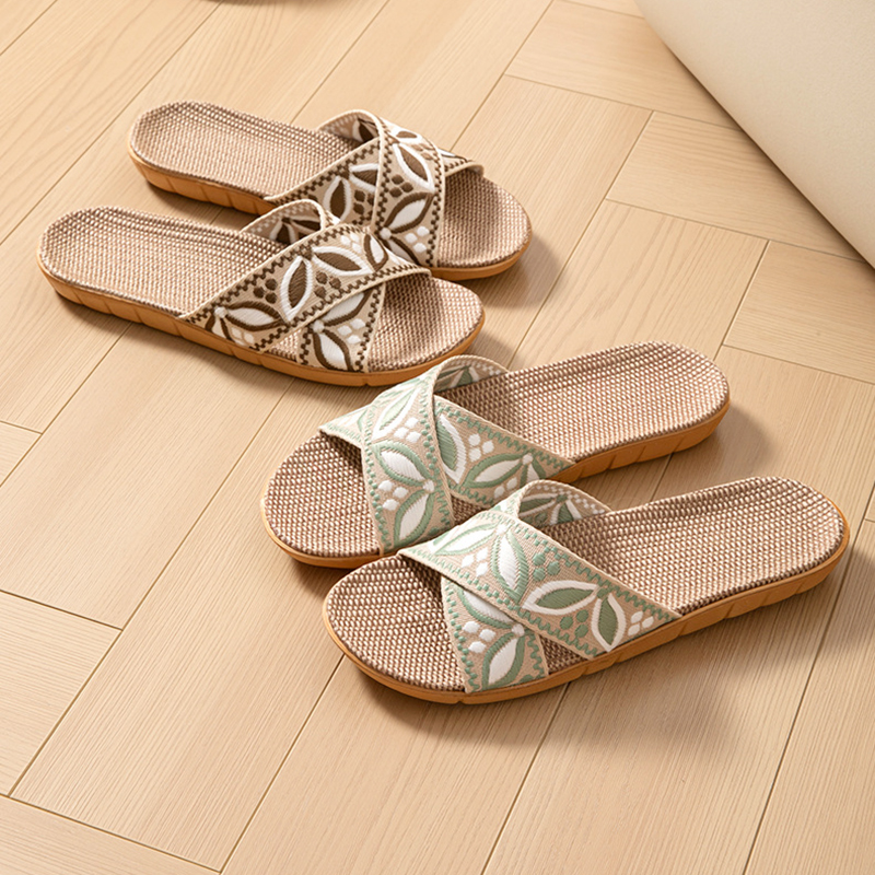 Linen Home Slippers Women Flat - Women'S Shoes Everyday 리뷰 및 가격