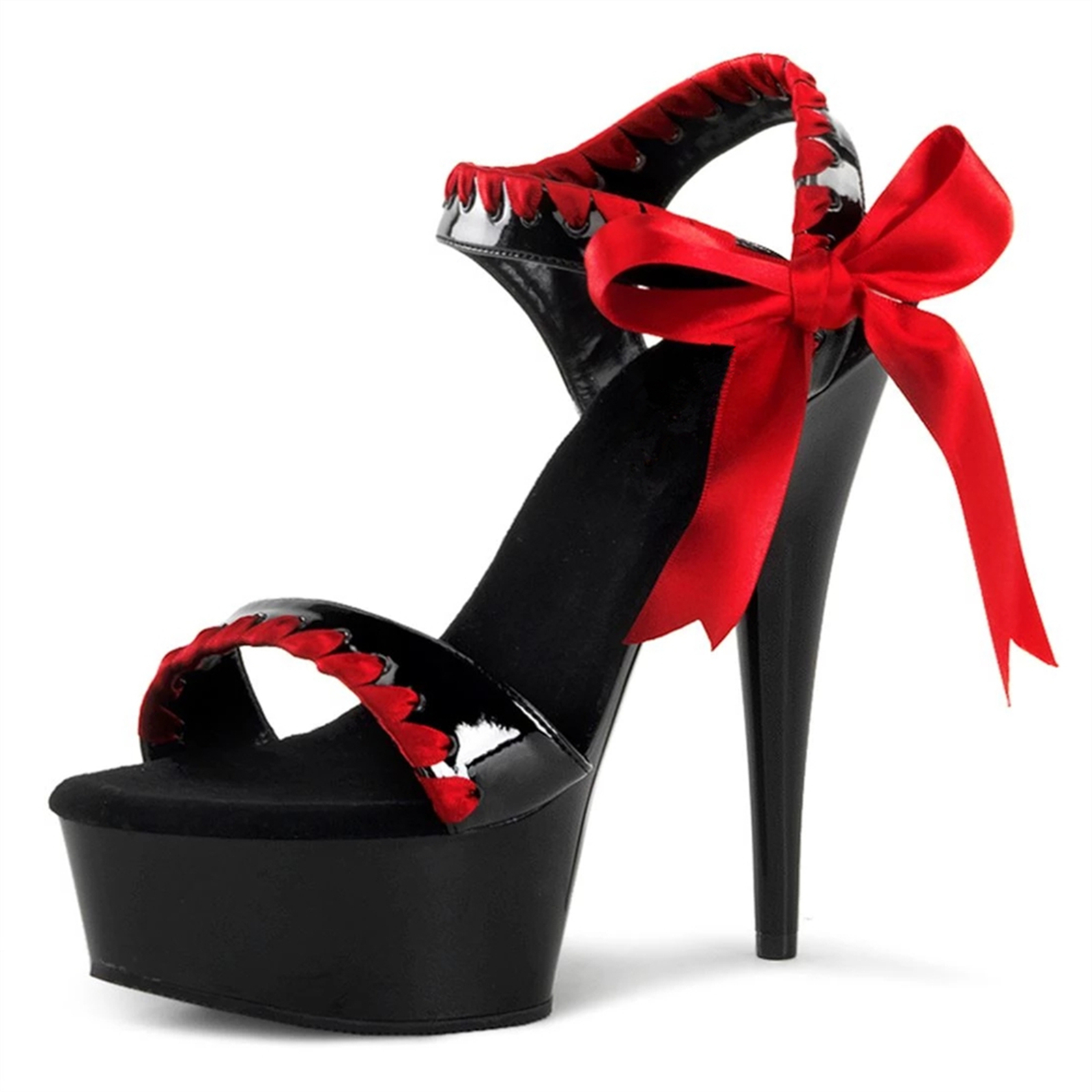 Neo Gothic Heels 15cm - Black  - Wide Fit Heels 리뷰 및 가격