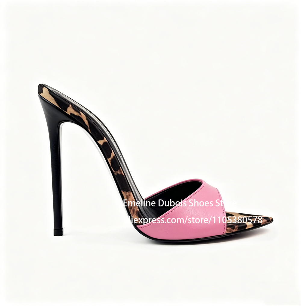 Black Leopard Print High Heel  - Leopard Print Heels 리뷰 및 가격