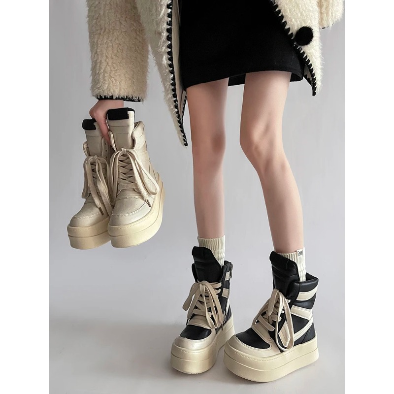 Thick Sole Ankle Boots Design  - Women Shoes Size Chart 리뷰 및 가격
