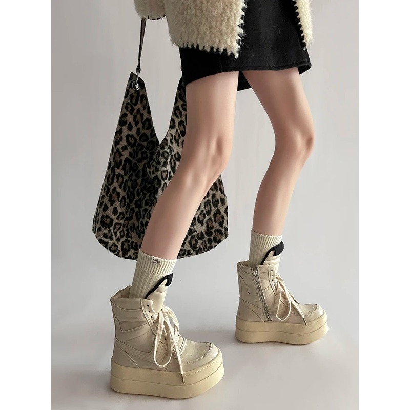 Thick Sole Ankle Boots Design  - Women Shoes Size Chart 리뷰 및 가격