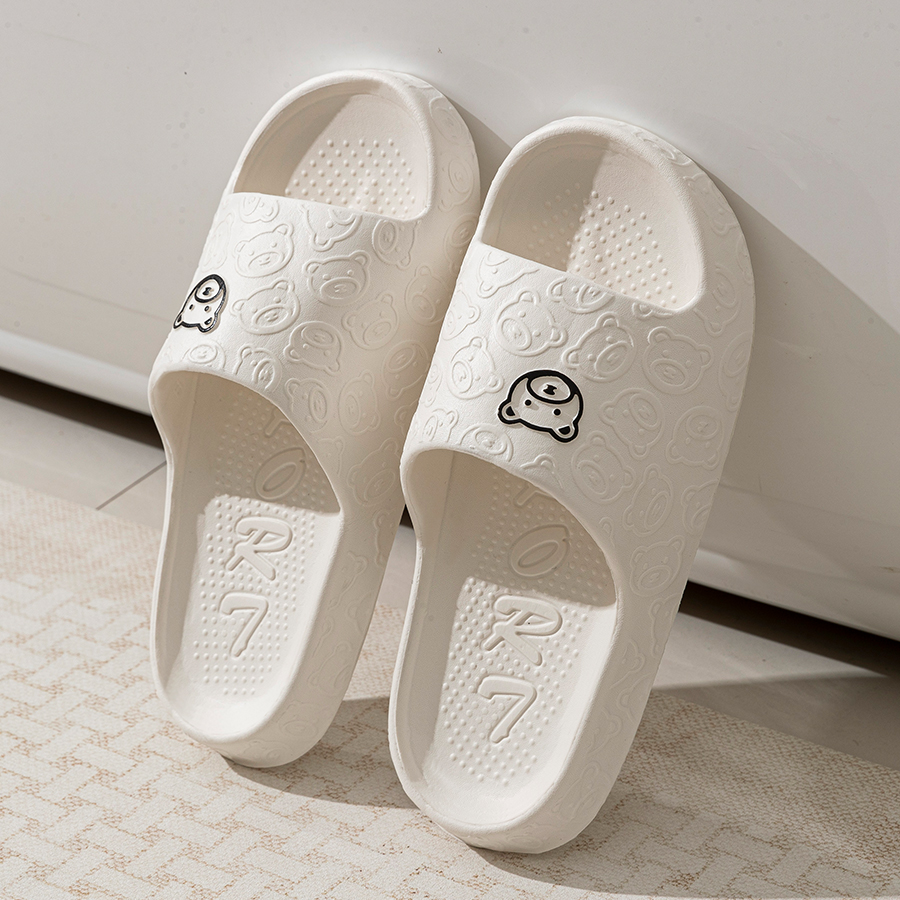 Printting Cute Bear Women Slip - Women'S Shoes To Men'S Size 리뷰 및 가격