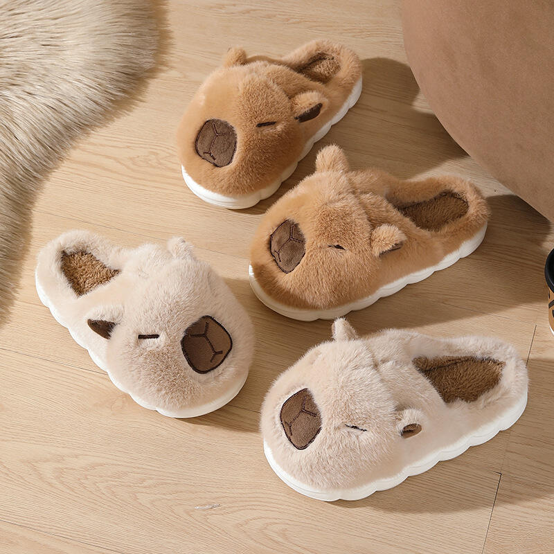 Cute Cartoon Capybara Cotton S - Women Shoes On Sale 리뷰 및 가격