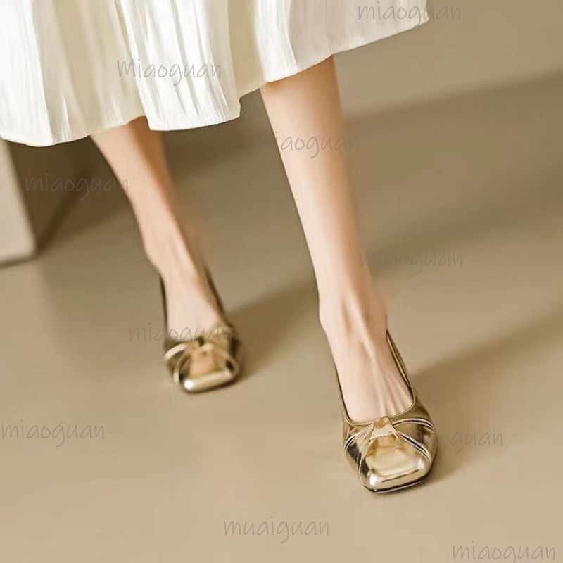 Cover Toe Low Heel Pumps Women - Women Shoes Heels 리뷰 및 가격