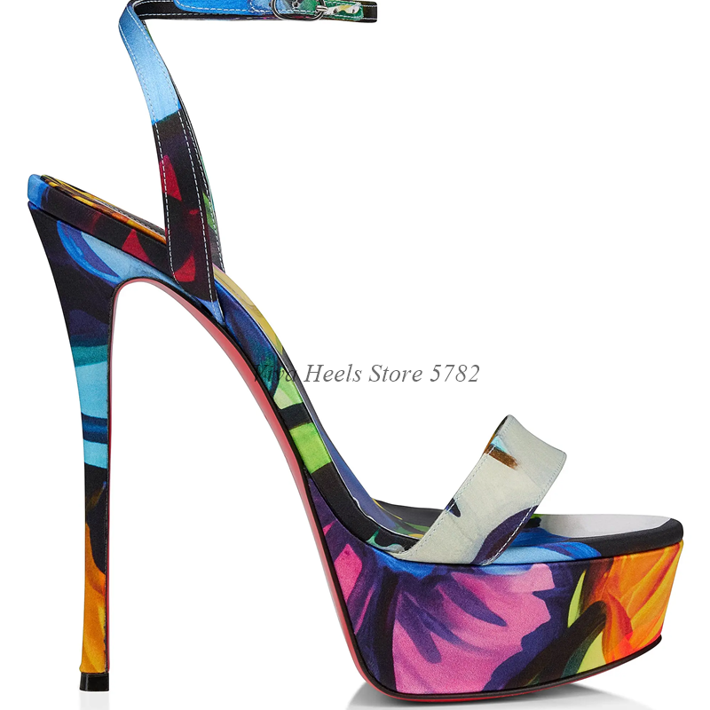 Leopard Print Satin Platform S - Leopard Print Heels 리뷰 및 가격