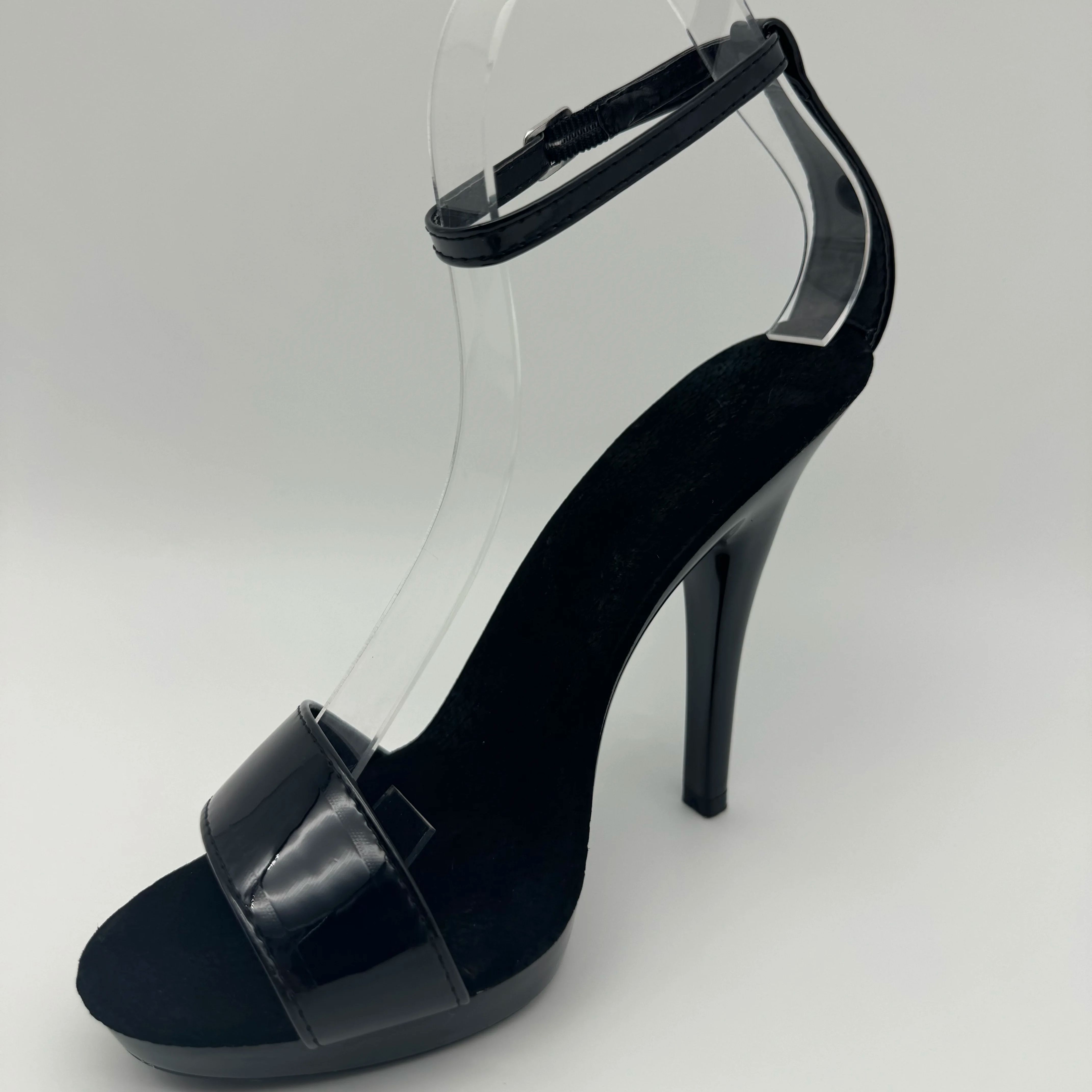 Black Patent Stilettos 13cm -  - Wide Fit Heels 리뷰 및 가격