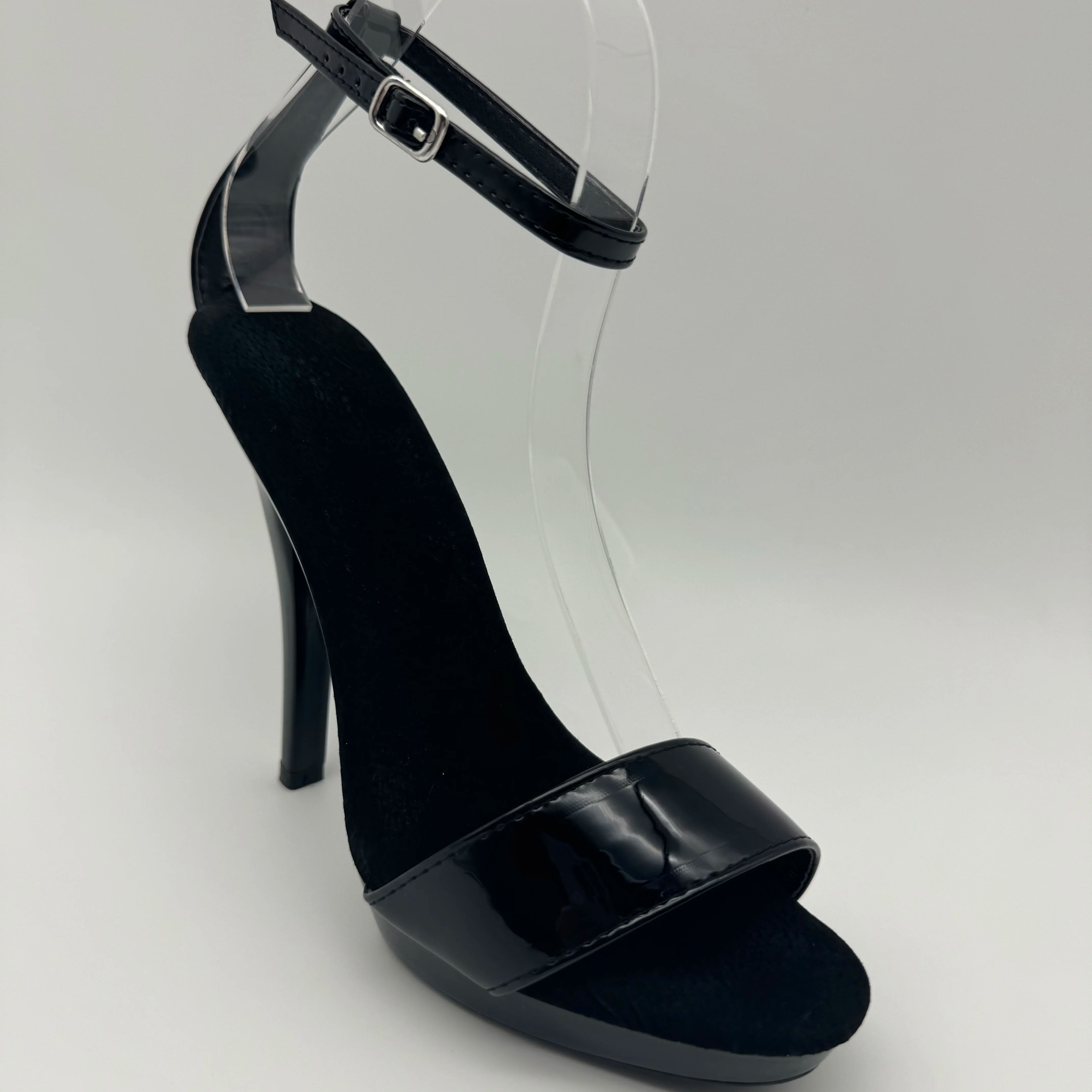 Black Patent Stilettos 13cm -  - Wide Fit Heels 리뷰 및 가격
