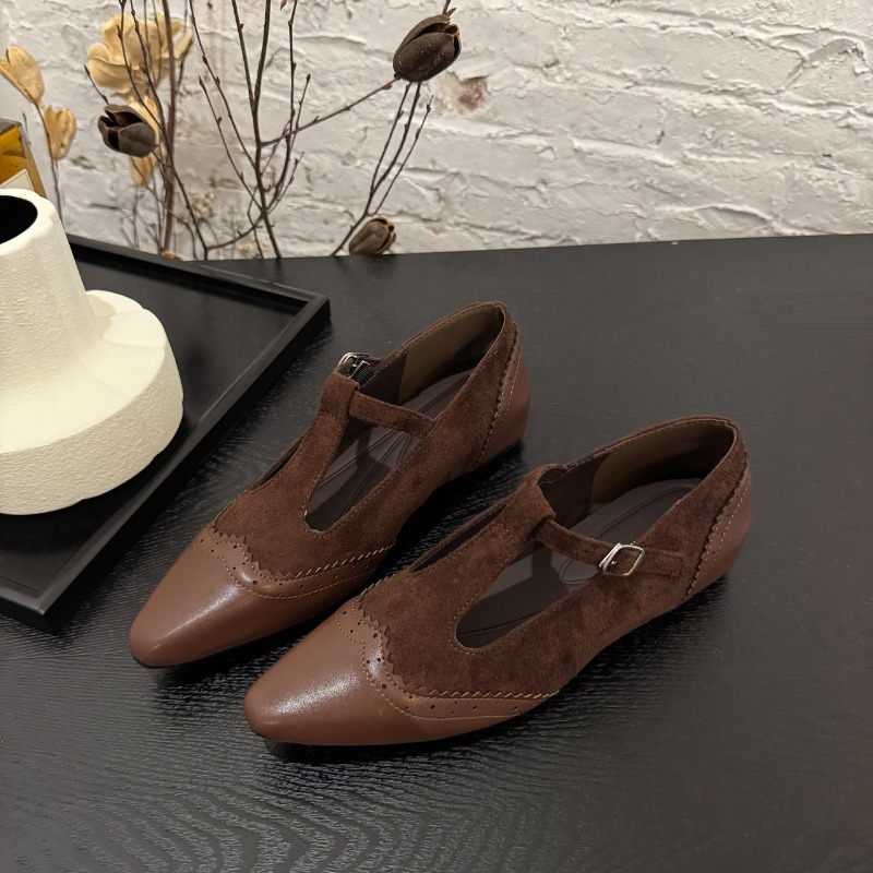One Buckle Strap Low Heel Sing - Women Shoes On Sale 리뷰 및 가격