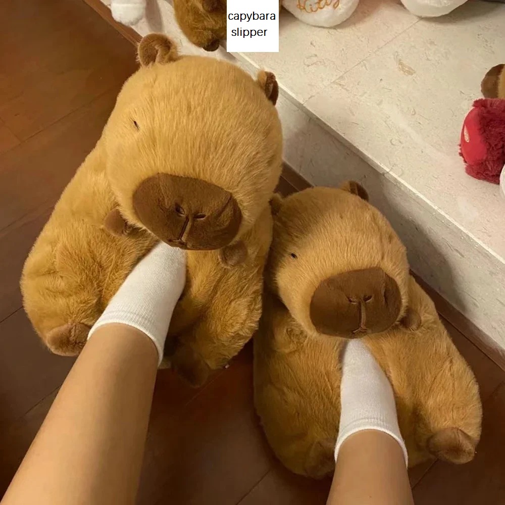 Novelty capybara slippers unis - Women Shoes Winter 리뷰 및 가격