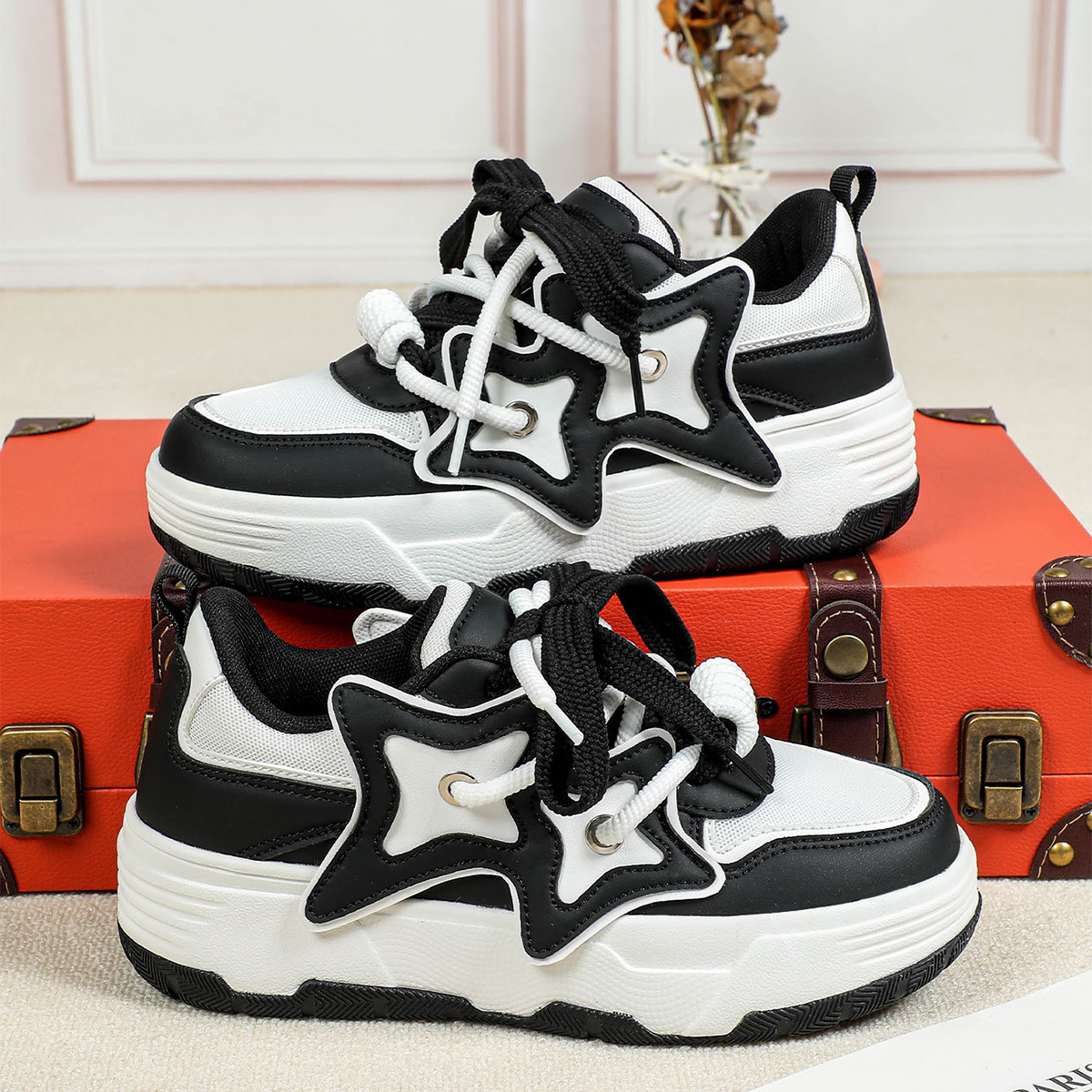 Trendy Platform Sneakers Women - Women Shoes Size Chart 리뷰 및 가격