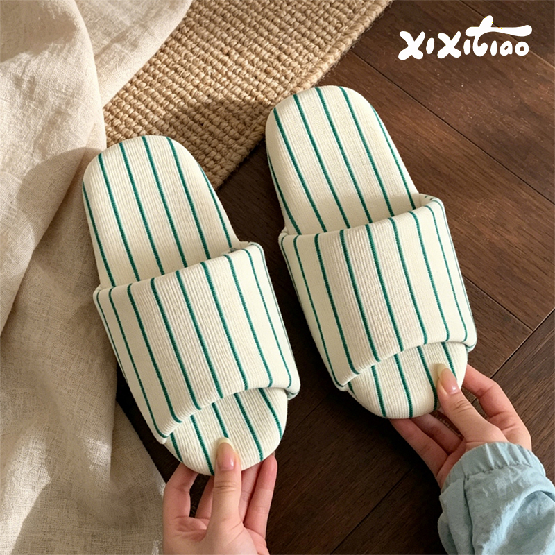 XIXITIAO Stripe Indoor Slipper - Women'S Shoes To Men'S Size 리뷰 및 가격