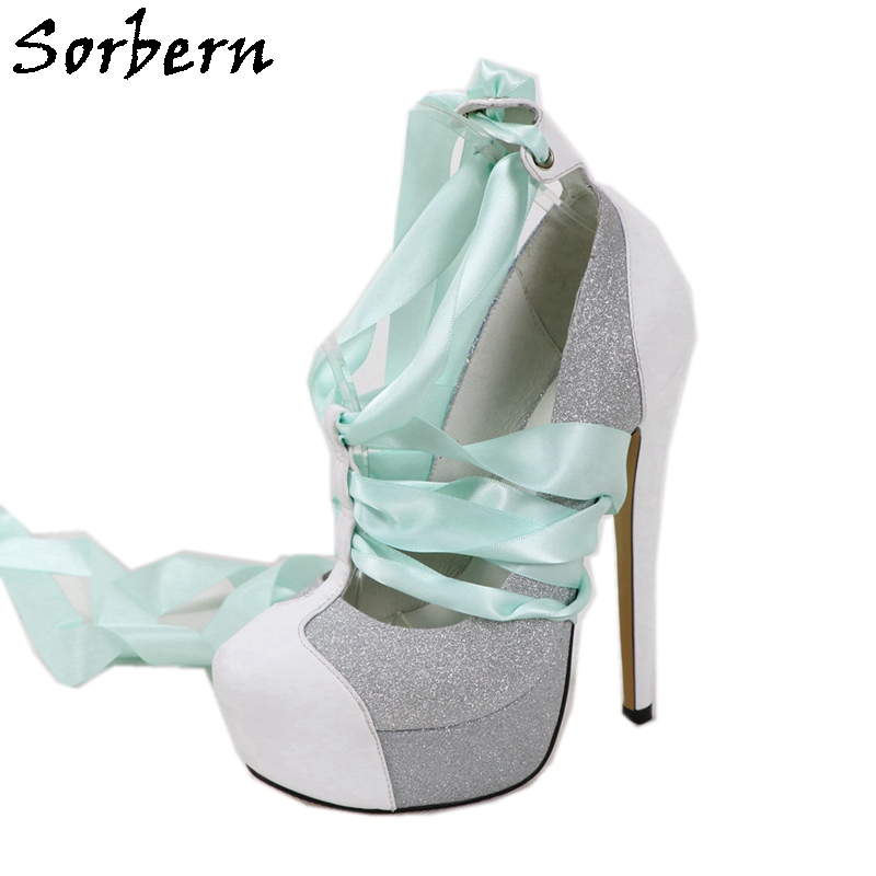 Sorbern White Real Leather Wom - Ribbon Tie Heel 리뷰 및 가격