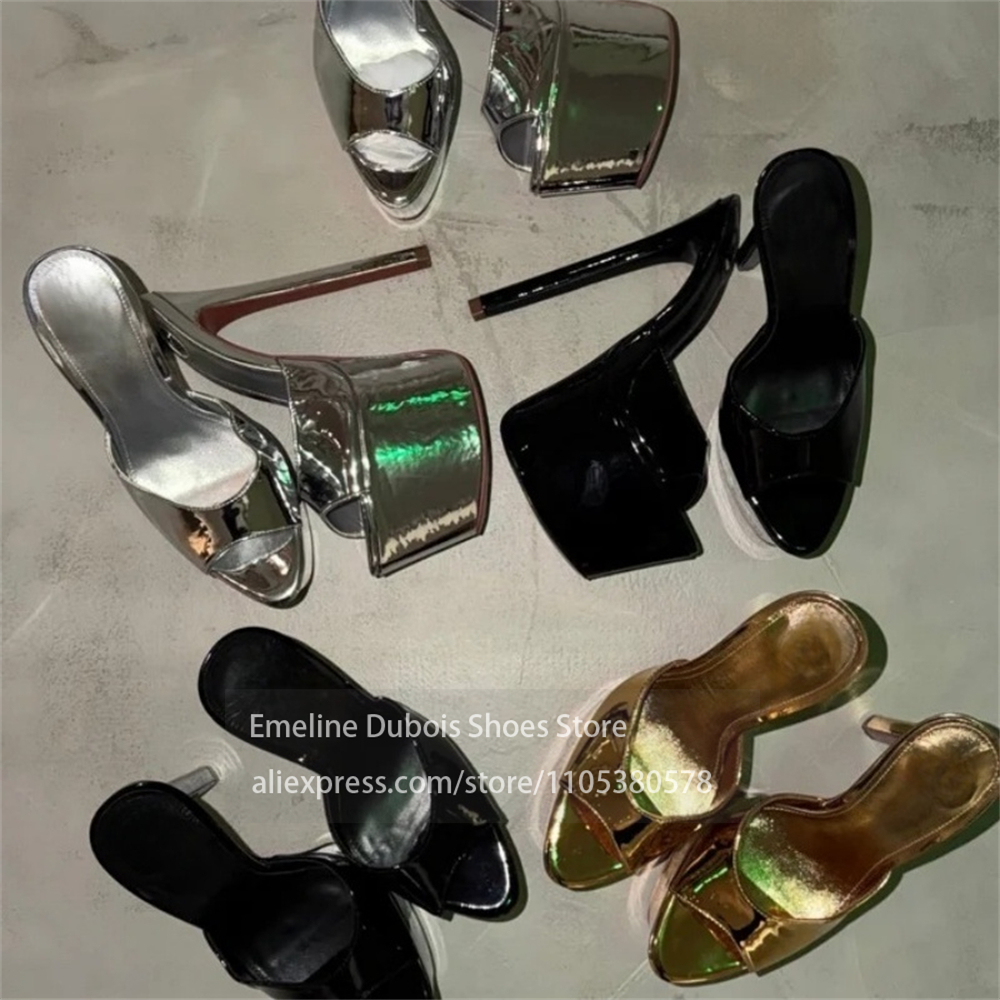 Multicolor Glossy Patent Leath - Wide Fit Heels 리뷰 및 가격
