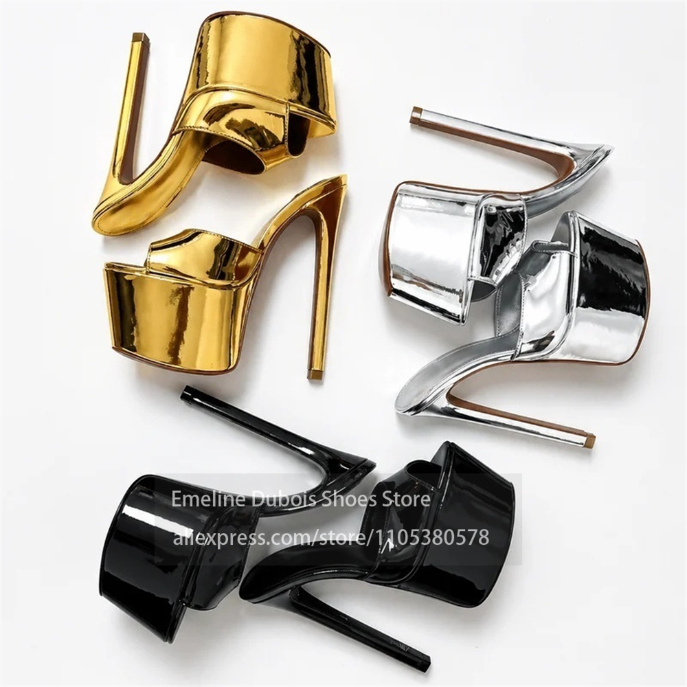 Multicolor Glossy Patent Leath - Wide Fit Heels 리뷰 및 가격