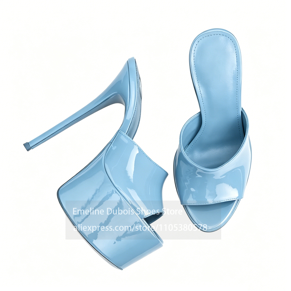 Multicolor Glossy Patent Leath - Wide Fit Heels 리뷰 및 가격