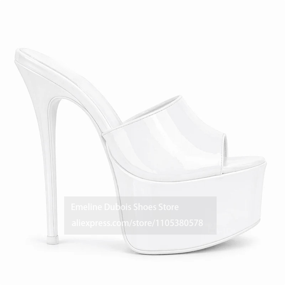 Multicolor Glossy Patent Leath - Wide Fit Heels 리뷰 및 가격