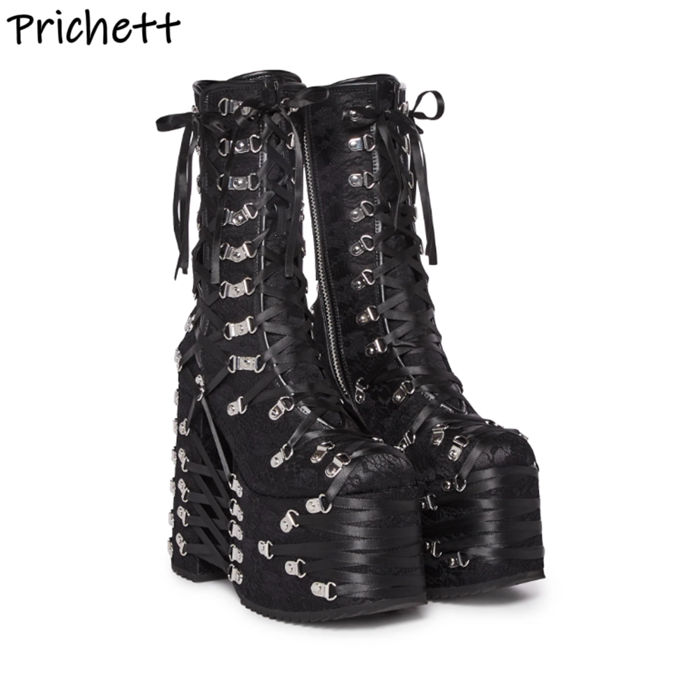 Black Pink Cross Tied Ankle Bo - Ribbon Tie Heel 리뷰 및 가격