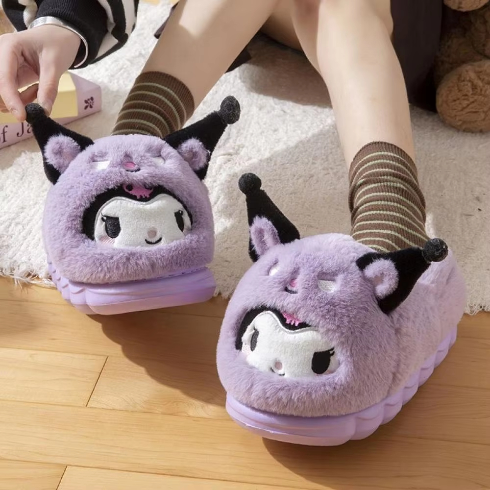 Anime Winter Plush Slippers Ku - Women Shoes On Sale 리뷰 및 가격