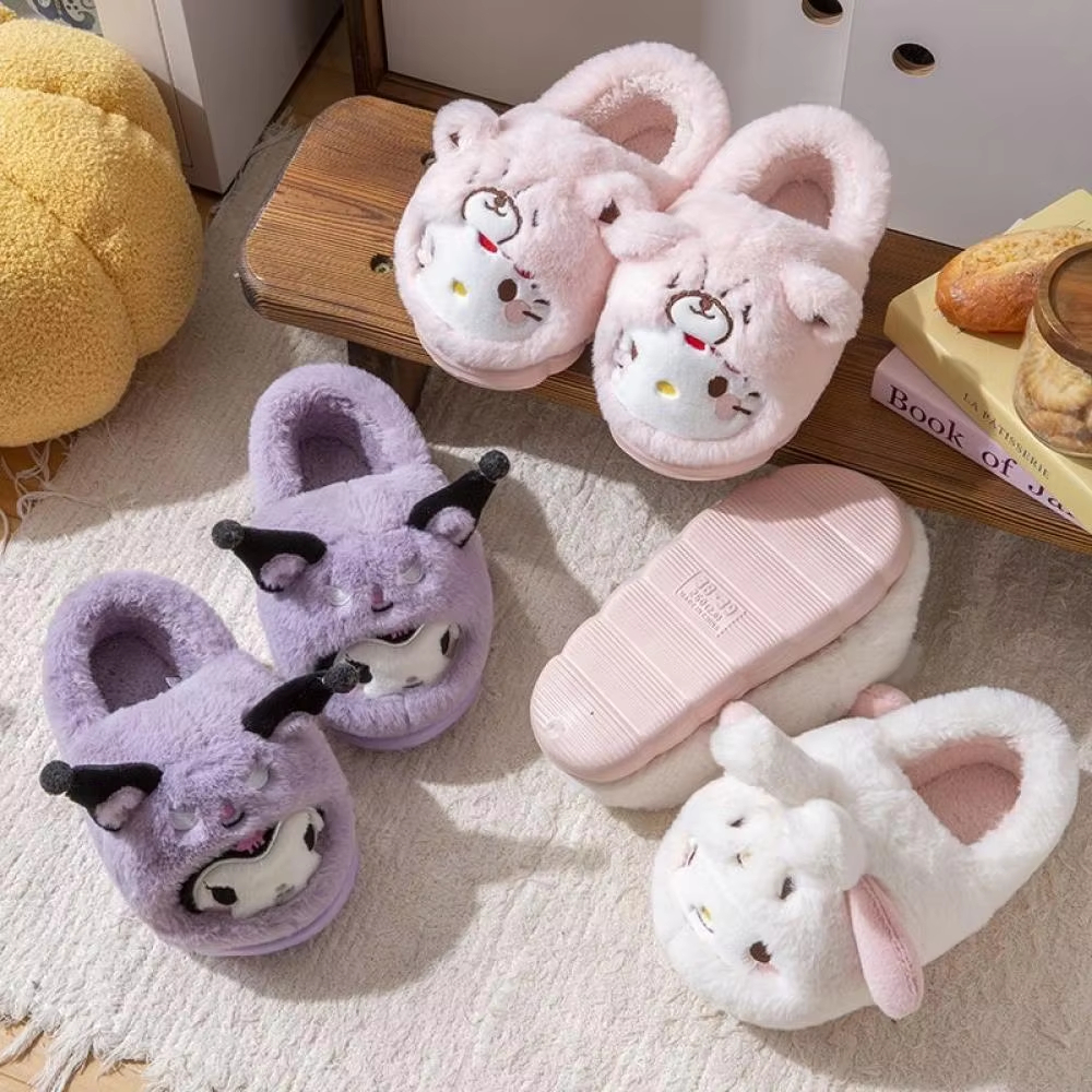 Anime Winter Plush Slippers Ku - Women Shoes On Sale 리뷰 및 가격
