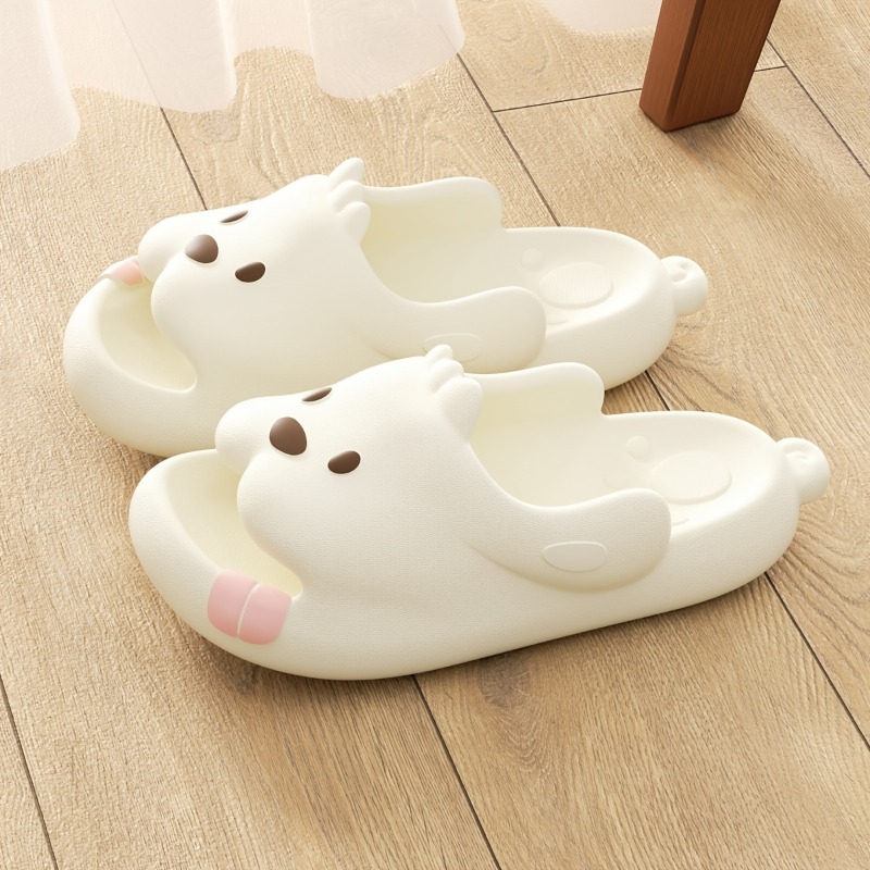 Cute Dog Cartoon Slippers Wome - Women'S Shoes To Men'S Size 리뷰 및 가격