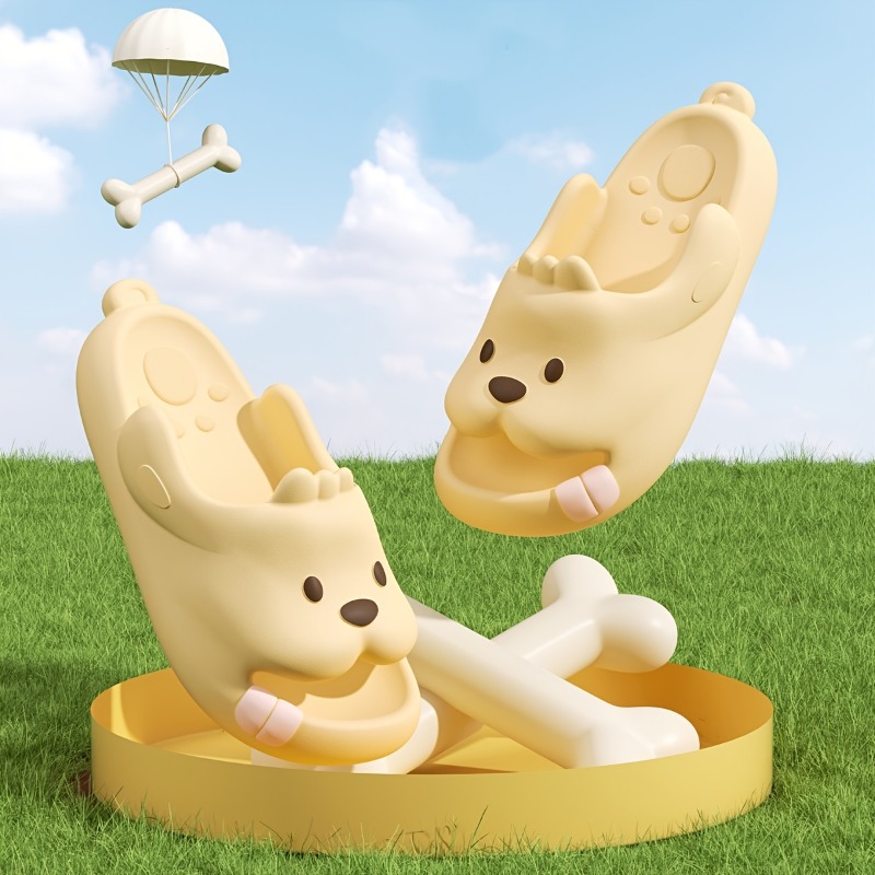 Cute Dog Cartoon Slippers Wome - Women'S Shoes To Men'S Size 리뷰 및 가격