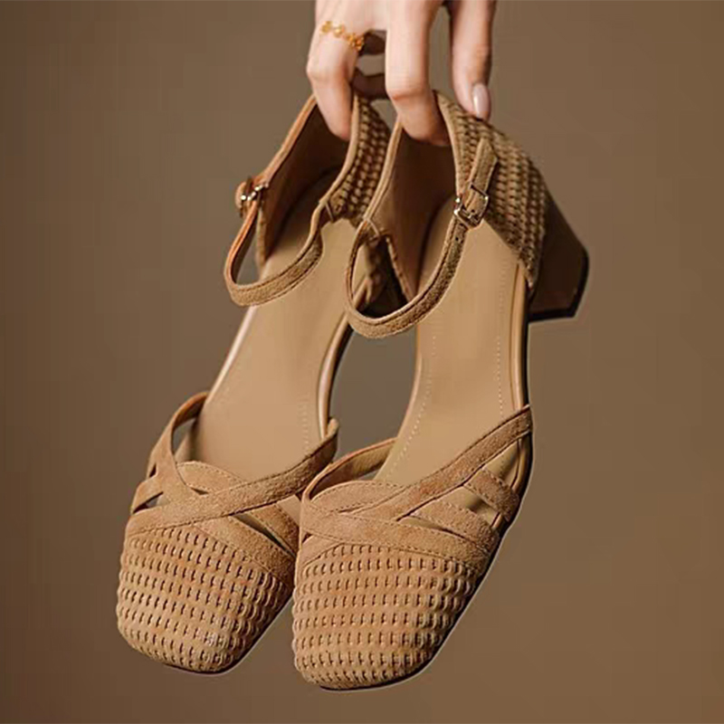 Retro Weave High Heel Sandals  - Women'S Shoes Everyday 리뷰 및 가격
