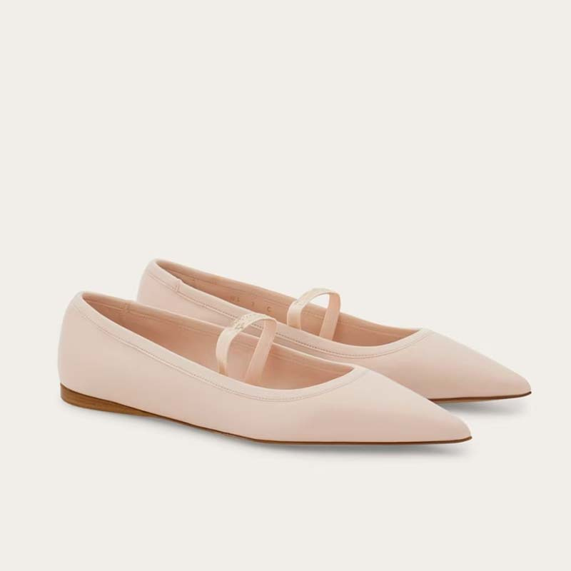 Women Ballet Flat Shoes Child  - Ribbon Tie Heel 리뷰 및 가격