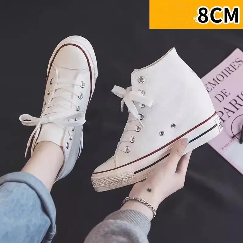 High 8cm Platform Canvas Shoes - Women Shoes Size Chart 리뷰 및 가격
