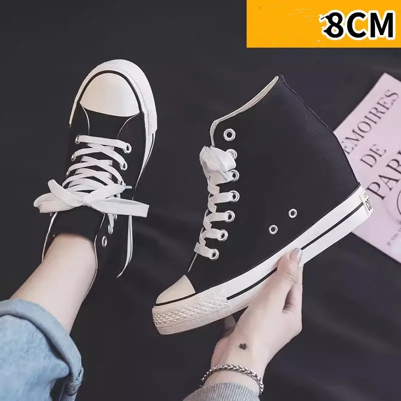 High 8cm Platform Canvas Shoes - Women Shoes Size Chart 리뷰 및 가격