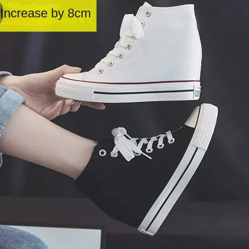 High 8cm Platform Canvas Shoes - Women Shoes Size Chart 리뷰 및 가격