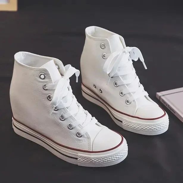 High 8cm Platform Canvas Shoes - Women Shoes Size Chart 리뷰 및 가격