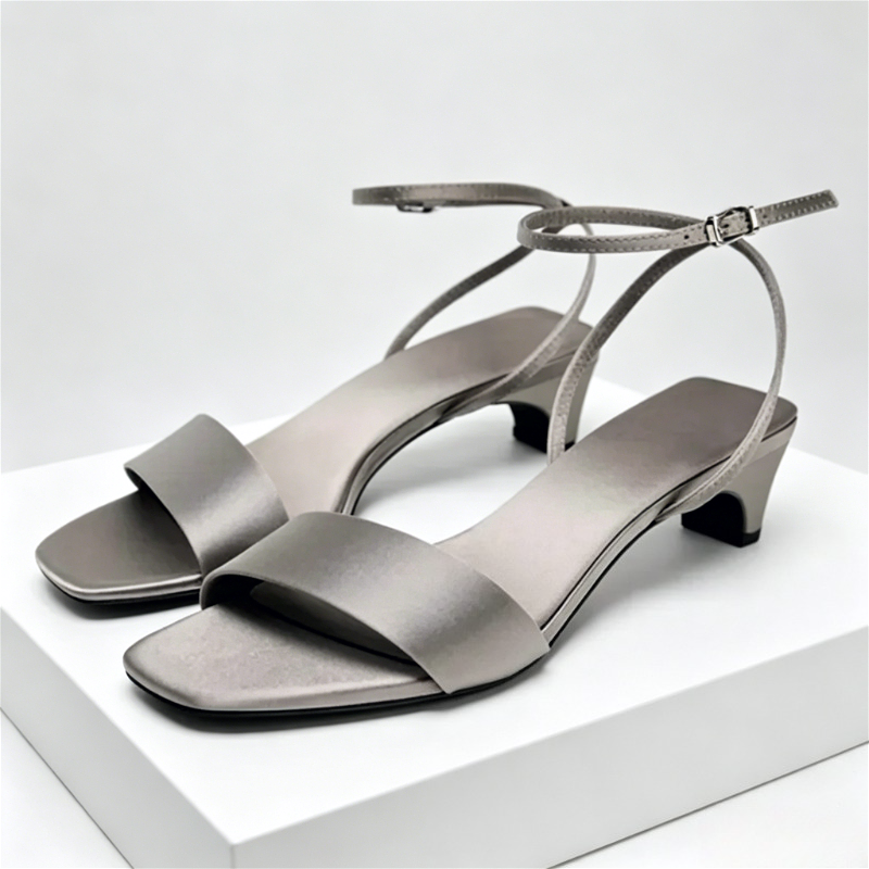 Elegant Square Toe Ankle Strap - Wide Fit Heels 리뷰 및 가격