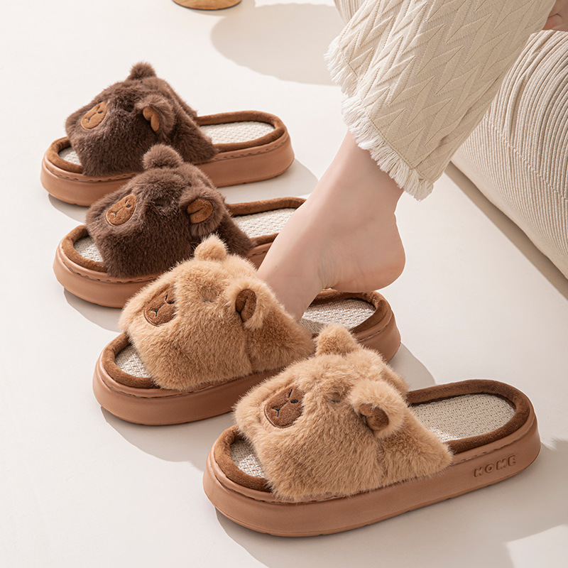 Hemp Cartoon Women's Slippers  - Women Shoes On Sale 리뷰 및 가격