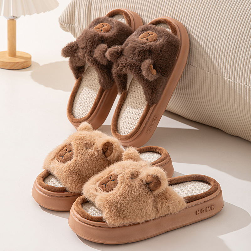 Hemp Cartoon Women's Slippers  - Women Shoes On Sale 리뷰 및 가격