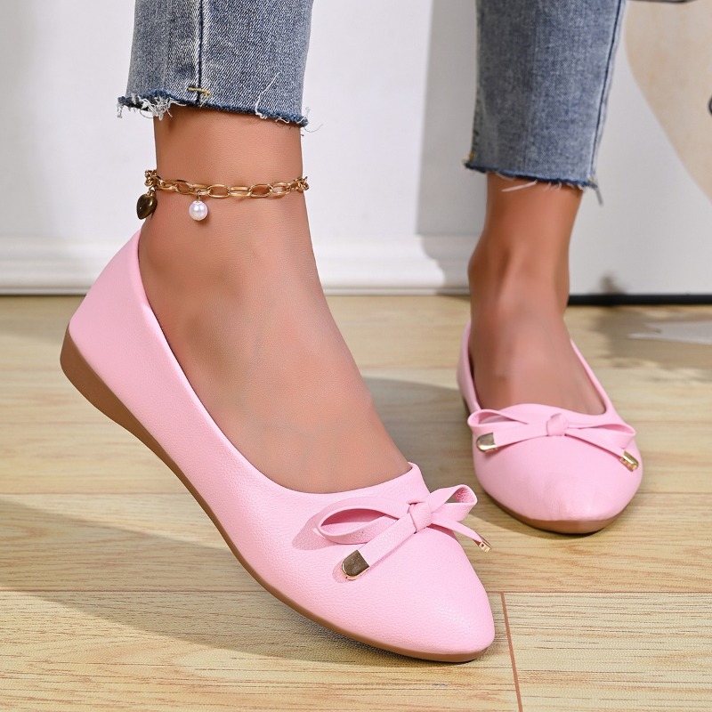 Bow Shallow Mouth Soft Sole Co - Women'S Shoes Everyday 리뷰 및 가격