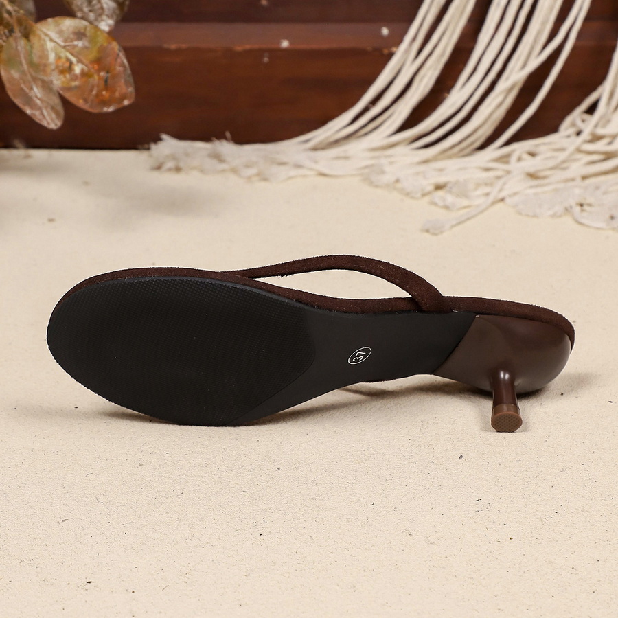 New Faux Suede Heeled Thong Sa - Women'S Shoes Everyday 리뷰 및 가격