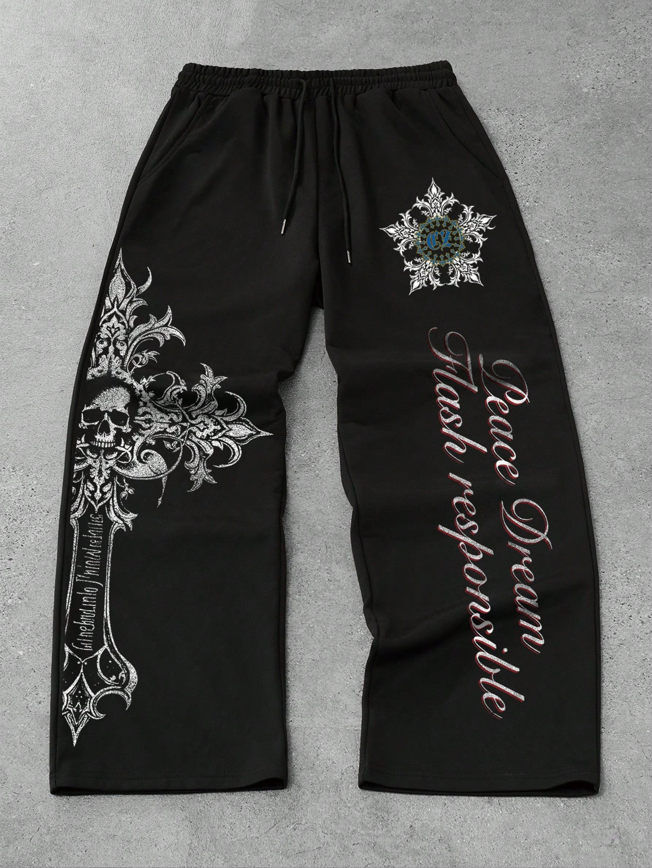 Gothic Punk Vintage Streetwear - Women Shoes Joggers 리뷰 및 가격