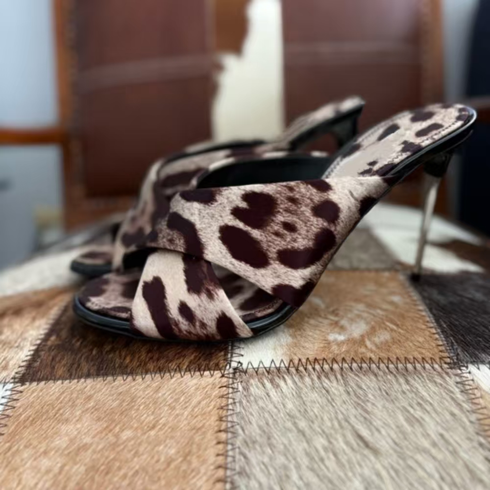 Sexy Style Leopard Print Criss - Leopard Print Heels 리뷰 및 가격