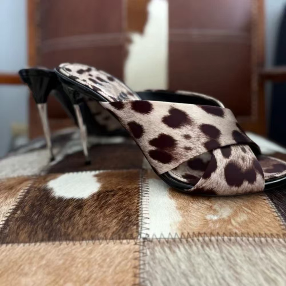 Sexy Style Leopard Print Criss - Leopard Print Heels 리뷰 및 가격