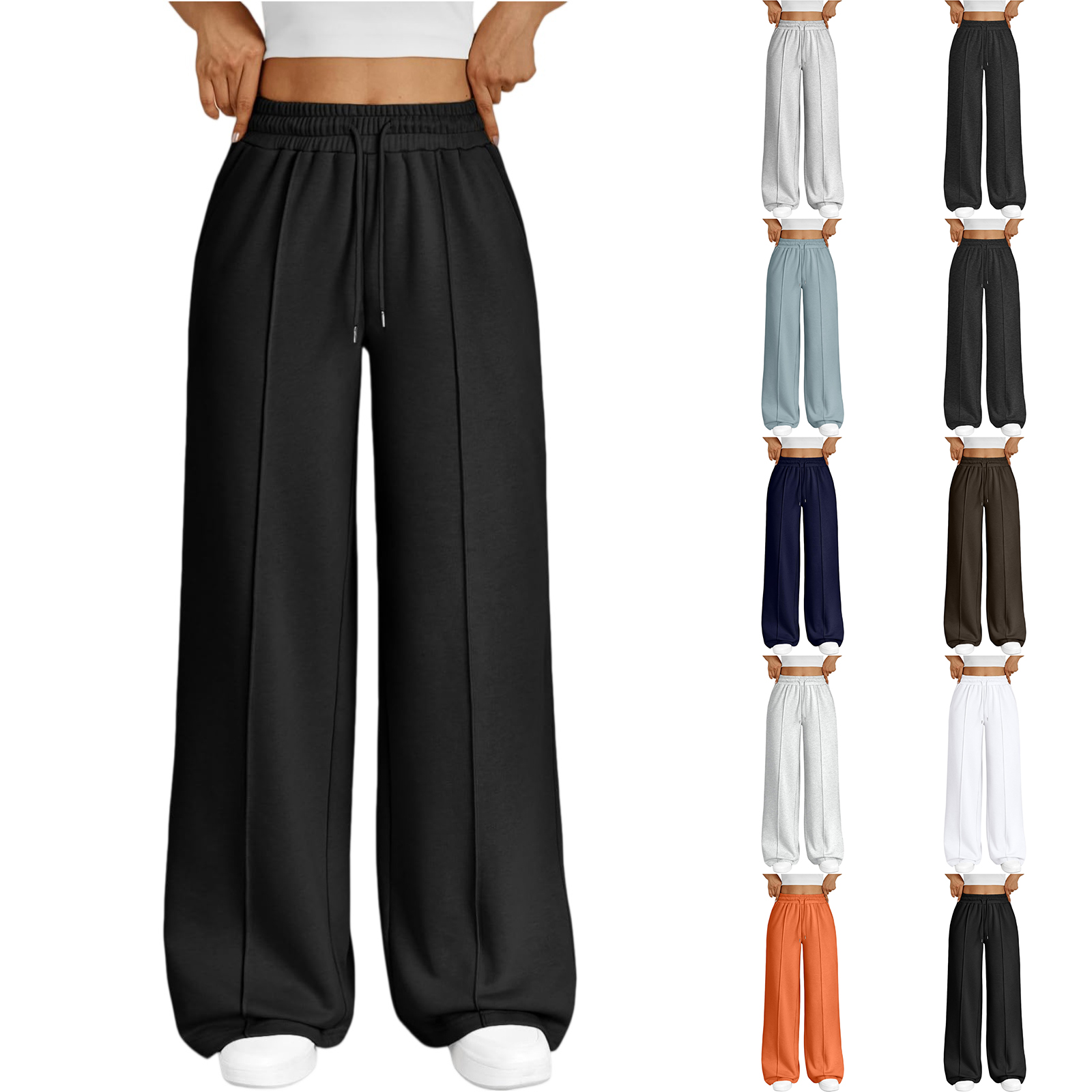 Wide Leg Pants For Women’S Fle - Women Shoes Joggers 리뷰 및 가격